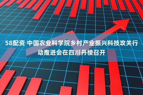 58配资 中国农业科学院乡村产业振兴科技攻关行动推进会在四川丹棱召开